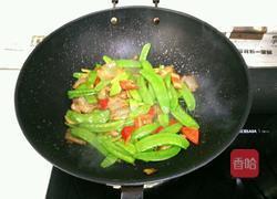 荷兰豆炒腊肉的做法图解10