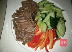 青瓜炒牛肉的做法图解2
