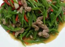 四季豆炒肉丝