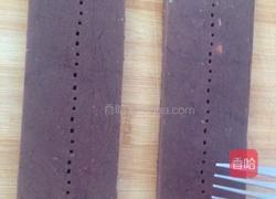 巧克力奶油酥条的做法图解3