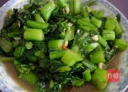 清炒菜心的做法图解5