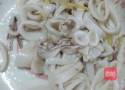 炒鱿鱼的做法图解3