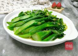 清炒芥蓝的做法图解4
