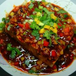 满堂红烧汁胆水豆腐的做法[图]