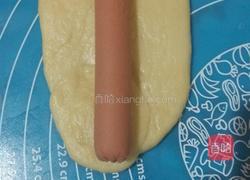 火腿肠花朵面包的做法图解9
