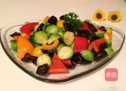 素炒球芽甘蓝的做法图解11