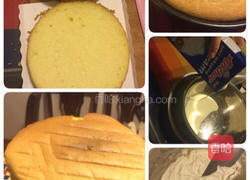 生日蛋糕(8寸基础戚风蛋糕底)的做法图解4