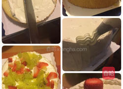 生日蛋糕(8寸基础戚风蛋糕底)的做法图解5