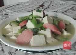 丝瓜火腿烩豆腐的做法图解14