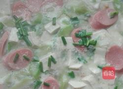 丝瓜火腿烩豆腐的做法图解13