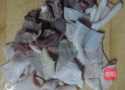 青红椒炒鸭胗、心的做法图解2