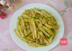 白萝卜条炒肉丝的做法图解7