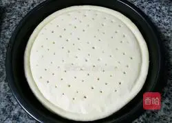 Illustration of how to make bacon pizza 2