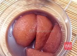 红酒炖雪梨的做法图解4