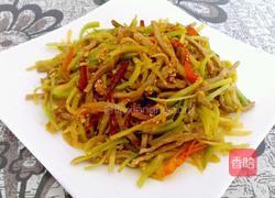 肉炒萝卜丝的做法图解7