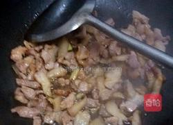 蒜叶炒肉的做法图解6