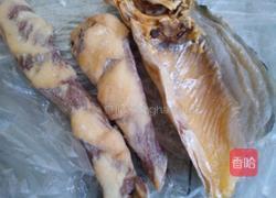 榄角蒸腊肉鱼干的做法图解1