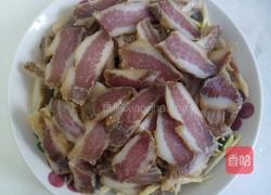 榄角蒸腊肉鱼干的做法图解4