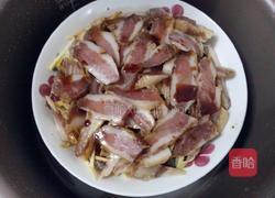 榄角蒸腊肉鱼干的做法图解6