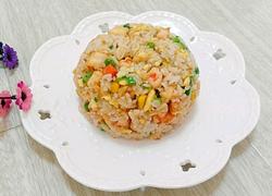 什锦虾仁蛋炒饭