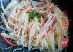 土豆丝卷饼的做法图解4