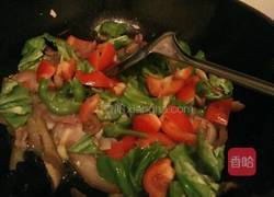 青椒炒猪鼻的做法图解6