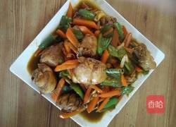 红绿焖鸡腿的做法图解8