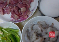 溜双段(肉段和虾段)的做法图解1