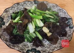 蒜香木耳小白菜的做法图解4