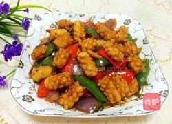 香辣鱿鱼花的做法图解12