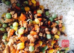 五彩糯米饭的做法图解4