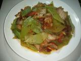 脆皮烧肉炒青笋