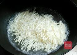 辣椒葱油淋金针菇的做法图解4