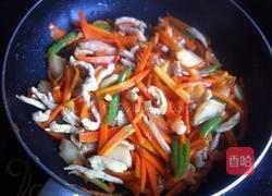 胡萝卜炒肉的做法图解6