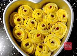 蔓越莓玫瑰花面包的做法图解18