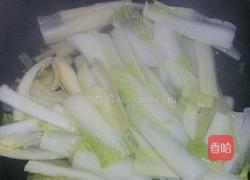 蒜蓉肉汁灼白菜的做法图解4