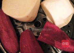 双色蕃薯饺的做法图解1