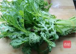 蒜蓉青蒿的做法图解1