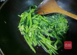 蒜蓉青蒿的做法图解7