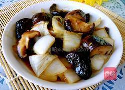 香菇炒白菜的做法图解10