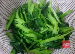 腊肉炒芥兰的做法图解6