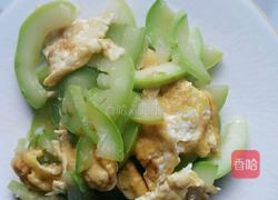 角瓜炒蛋的做法图解8