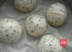 黑芝麻发面馒头的做法图解10