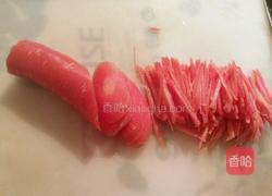 拌红萝卜丝的做法图解1