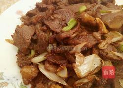 葱爆羊肉的做法图解6