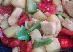 菠萝彩椒鸡块的做法图解3