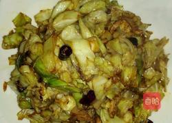 炝炒甘蓝的做法图解5