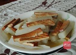 豆腐干炒白萝卜的做法图解11