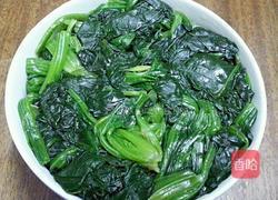 姜汁菠菜的做法图解4