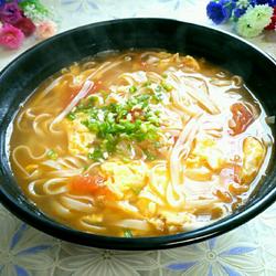 蕃茄鸡蛋汤煮面的做法[图]